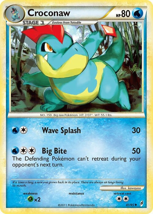 Croconaw Card Front