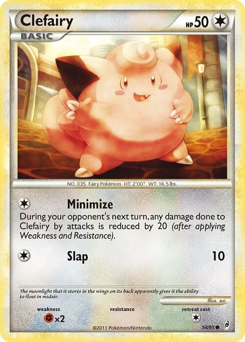 Clefairy Card Front