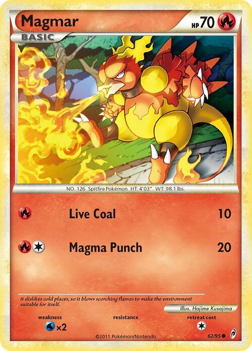 Magmar Card Front