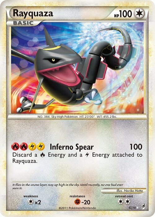 Rayquaza Card Front