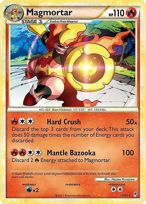 Magmortar Card Front