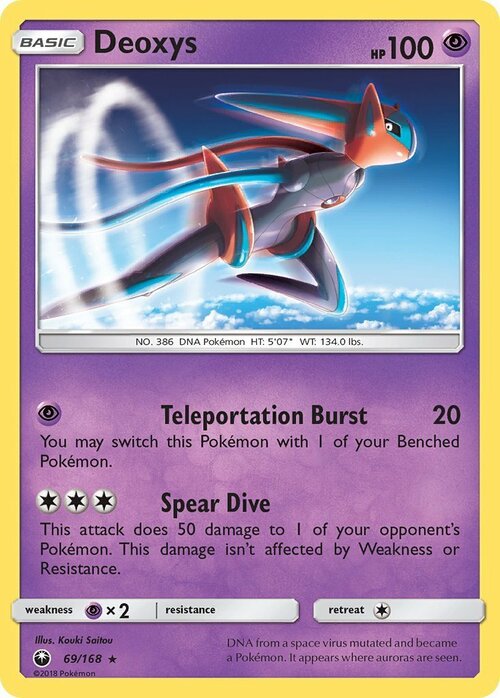 Deoxys Card Front