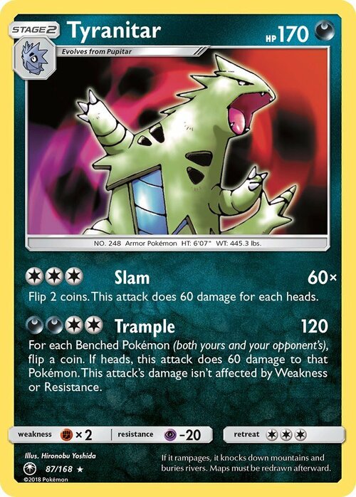 Tyranitar Card Front