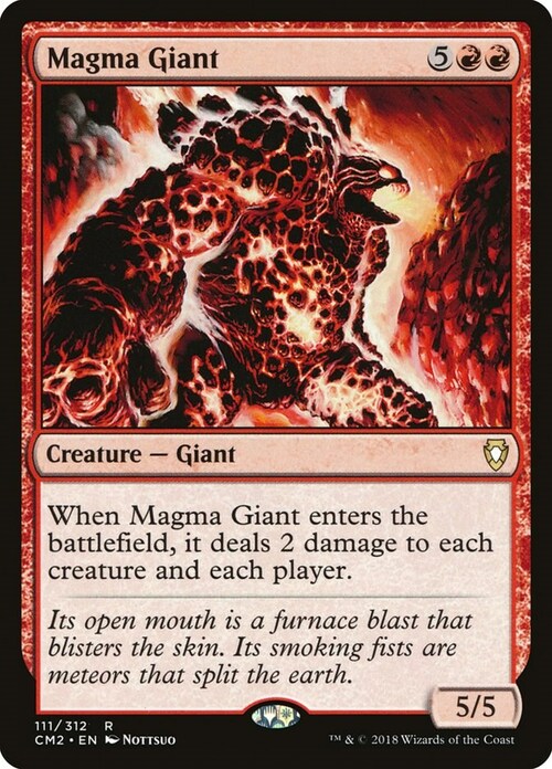 Magma Giant Card Front