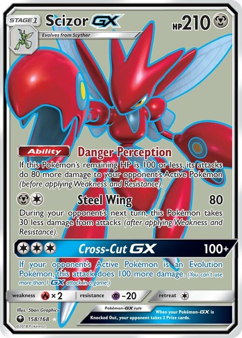 Scizor GX Card Front