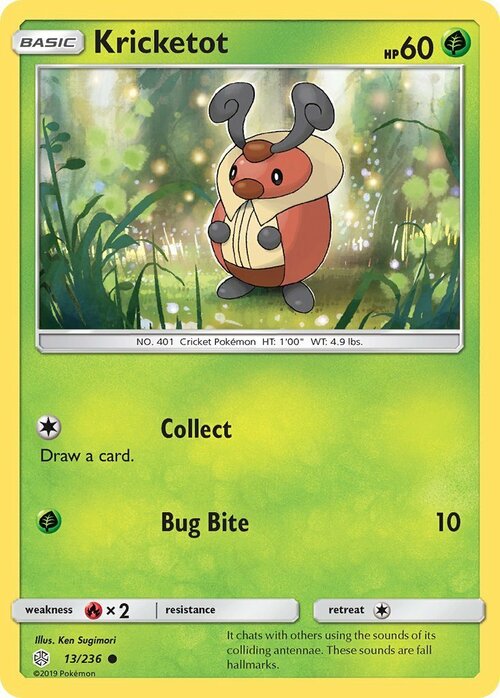 Kricketot Card Front