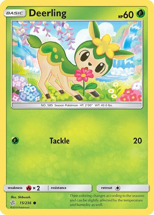 Deerling Card Front