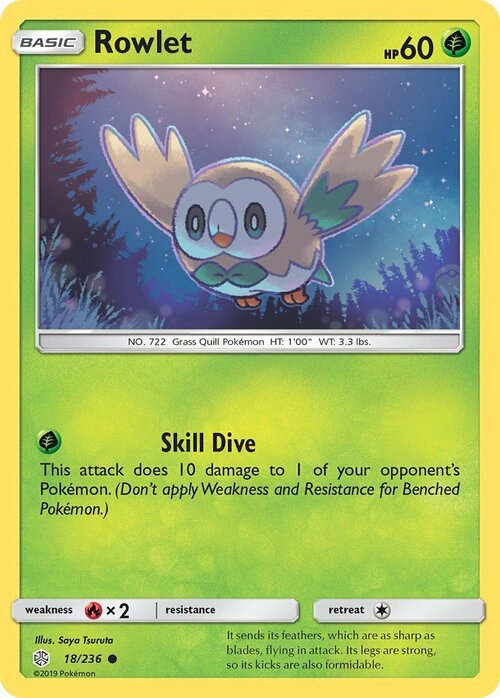 Rowlet Card Front