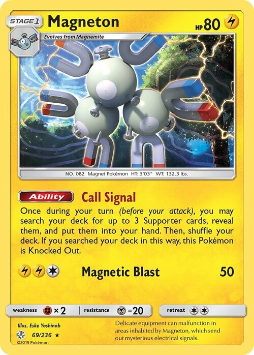 Magneton Card Front