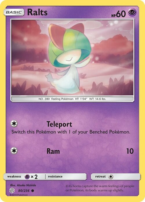 Ralts Card Front