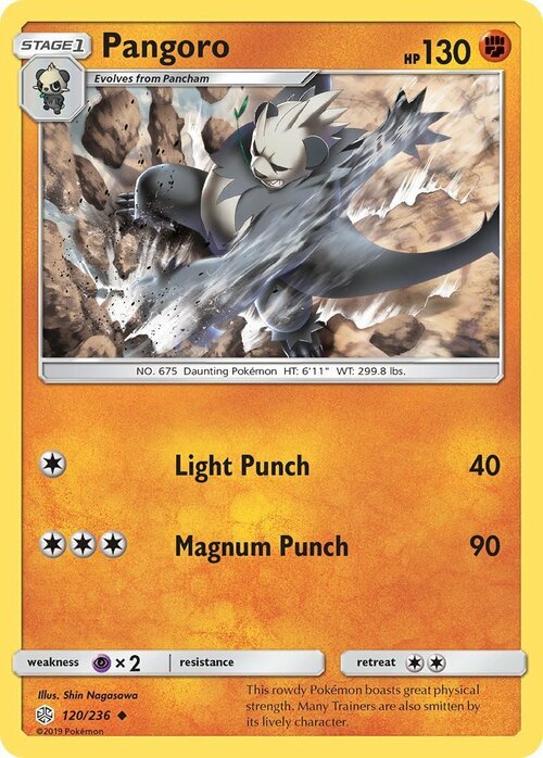 Pangoro Card Front