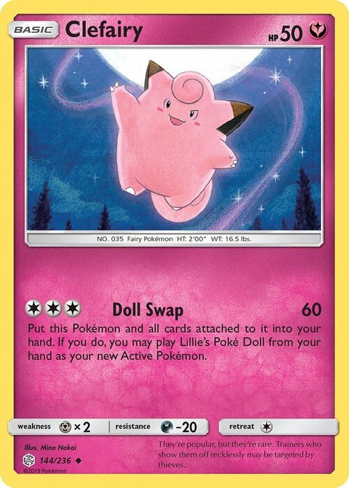 Clefairy Card Front