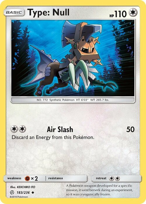 Type: Null Card Front