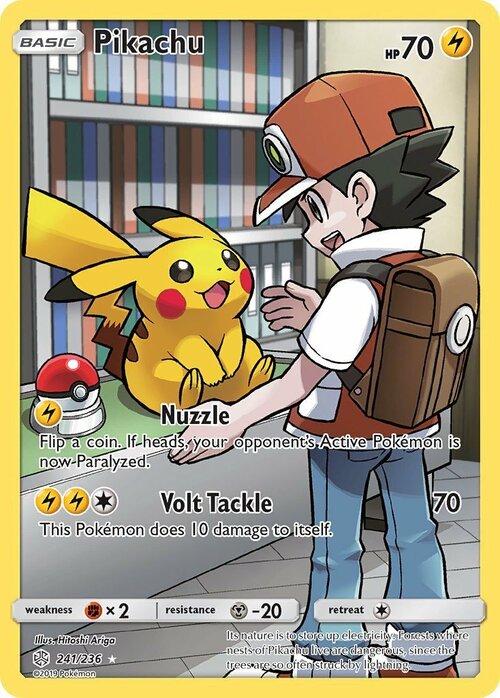 Pikachu Card Front