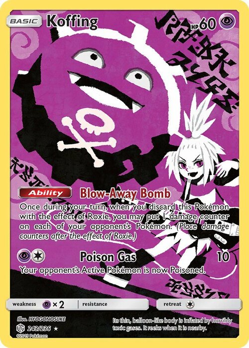 Koffing Card Front