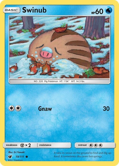 Swinub Card Front