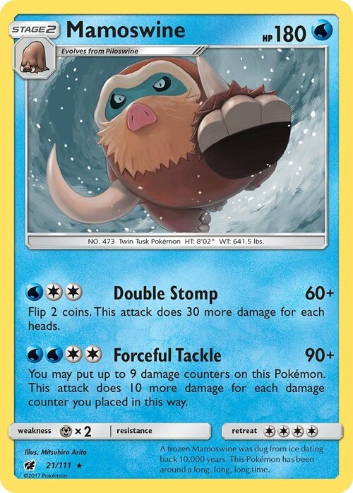 Mamoswine Card Front