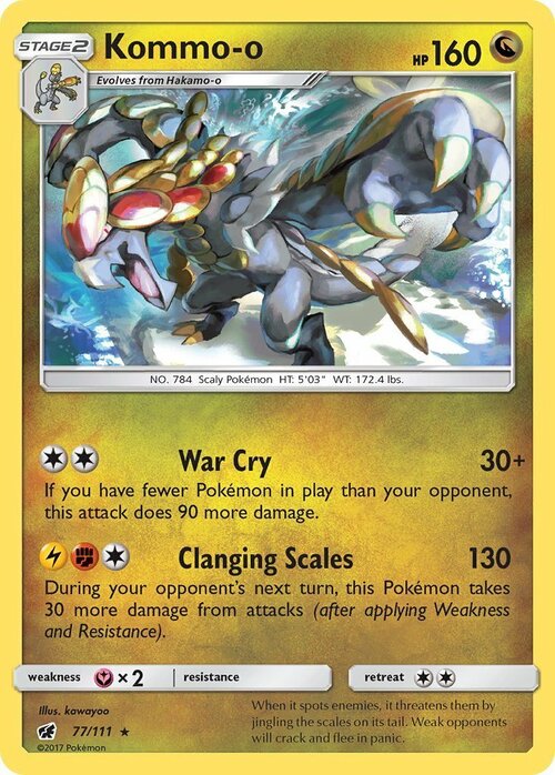 Kommo-o Card Front