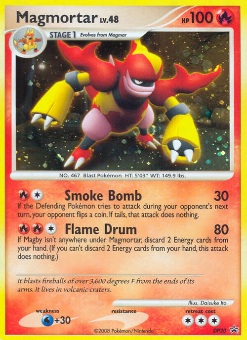 Magmortar Card Front