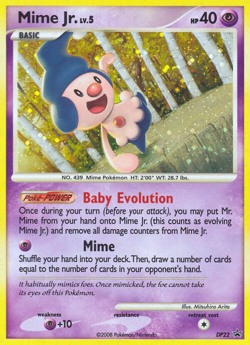 Mime Jr. Card Front