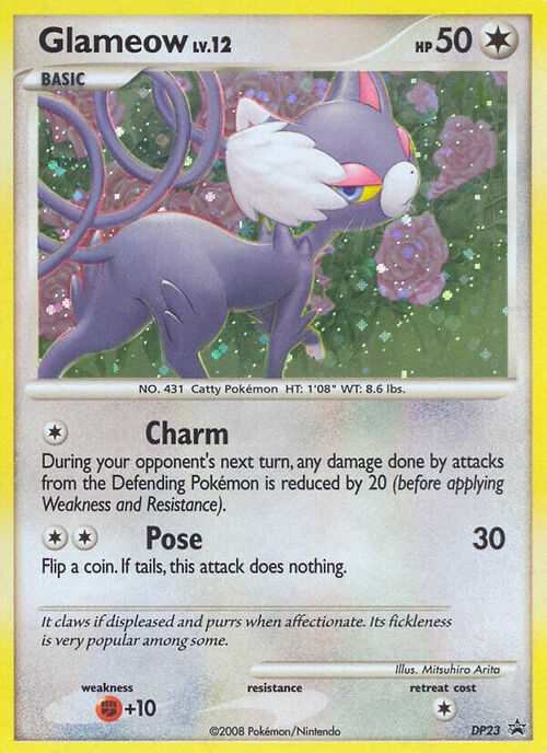 Glameow Card Front