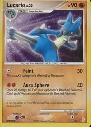 Lucario Lv.30 [Feint | Aura Sphere]