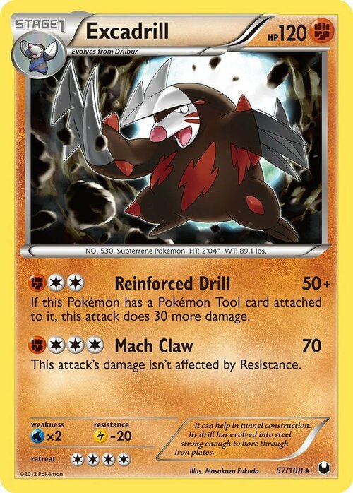 Excadrill Card Front