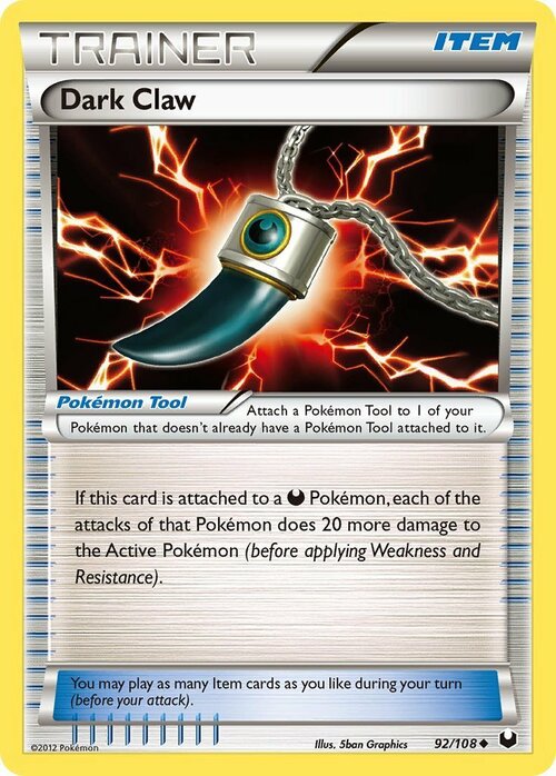 Dark Claw Card Front