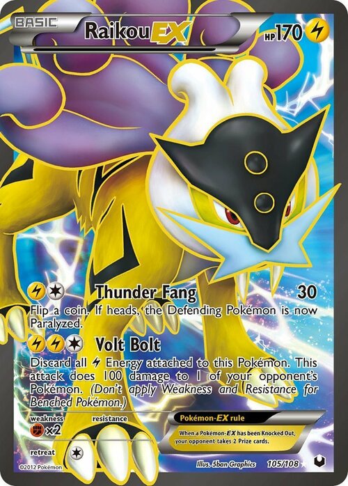 Raikou EX Card Front