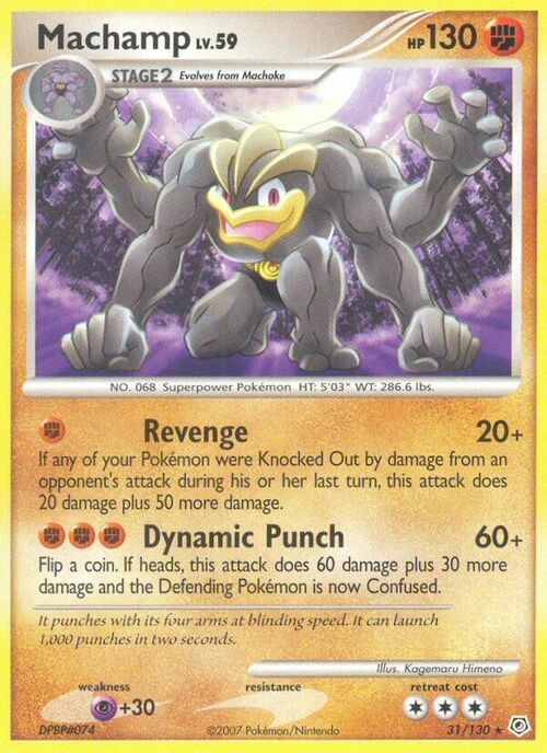 Machamp Lv.59 Card Front