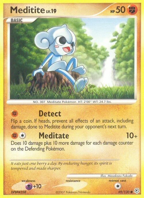 Meditite Lv.19 Card Front