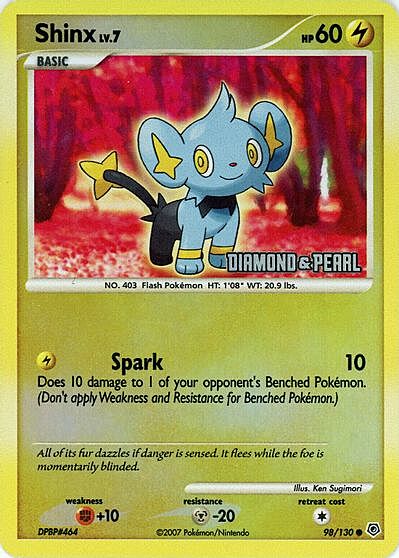 Shinx Lv.7 Card Front