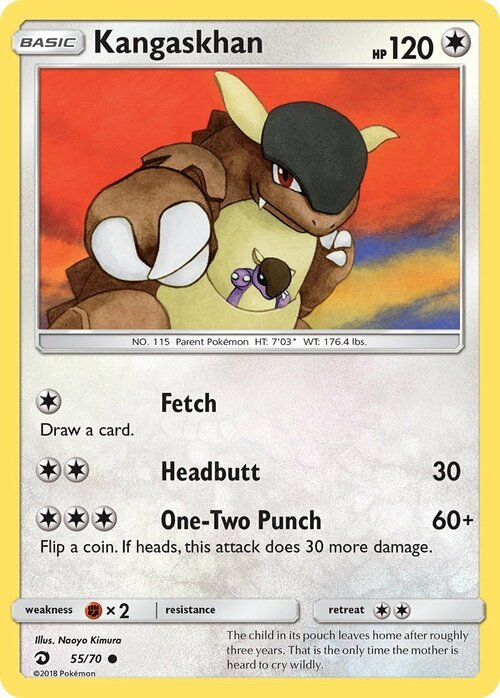 Kangaskhan Card Front