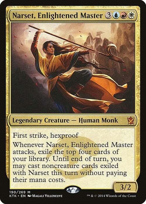 Narset, Enlightened Master Card Front