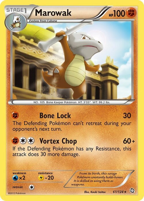 Marowak Card Front