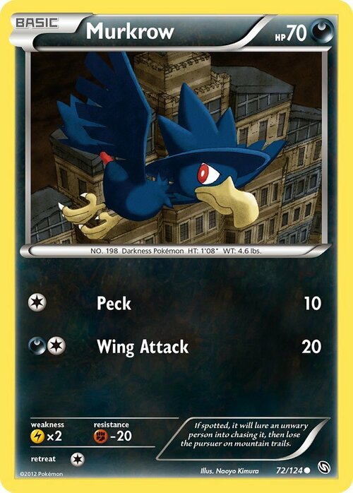 Murkrow Card Front