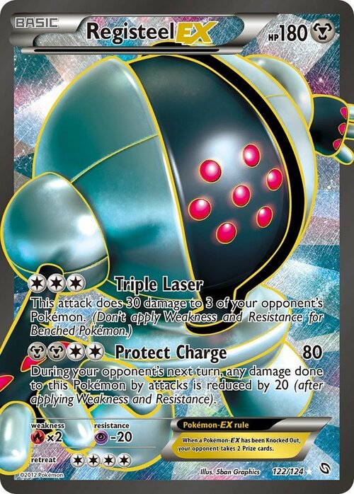 Registeel EX Card Front