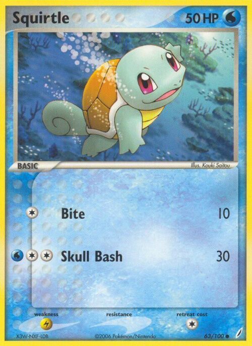 Squirtle Card Front