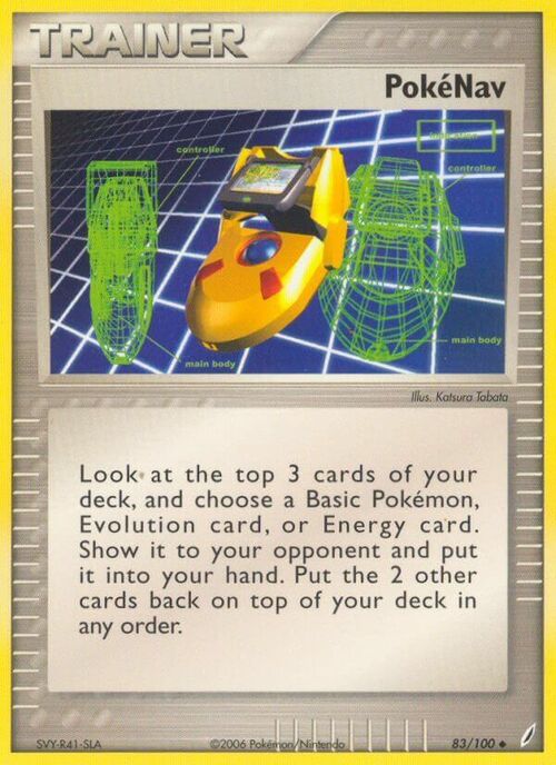 PokéNav Card Front