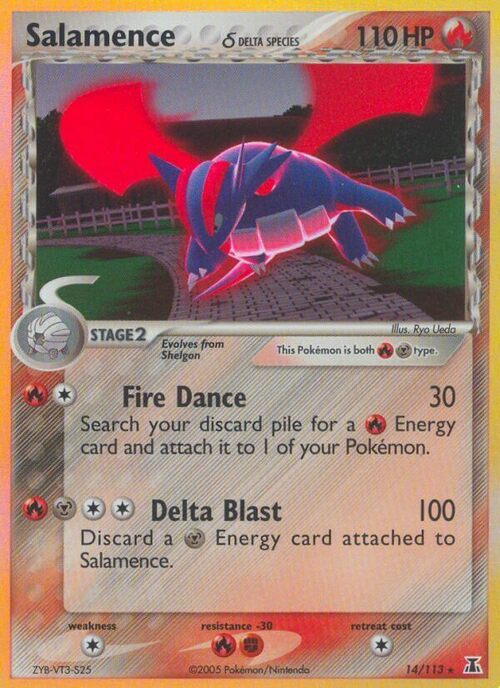 Salamence δ Card Front