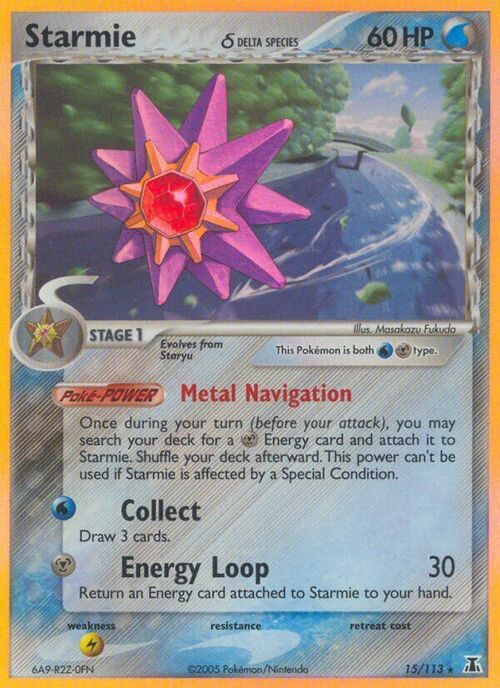 Starmie δ Card Front