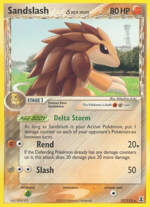 Sandslash δ Card Front