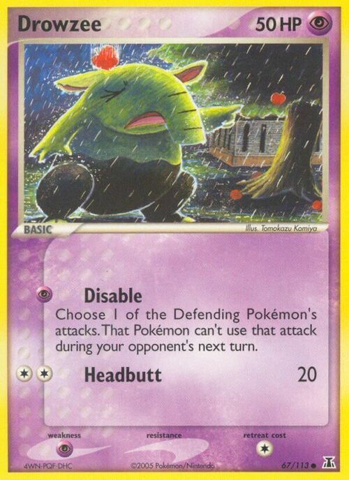 Drowzee Card Front