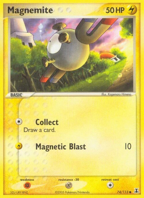 Magnemite Card Front