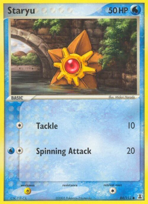 Staryu Card Front