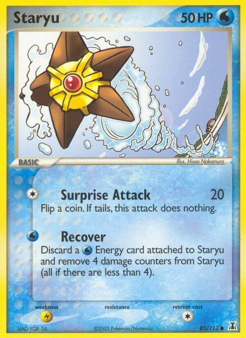 Staryu Card Front