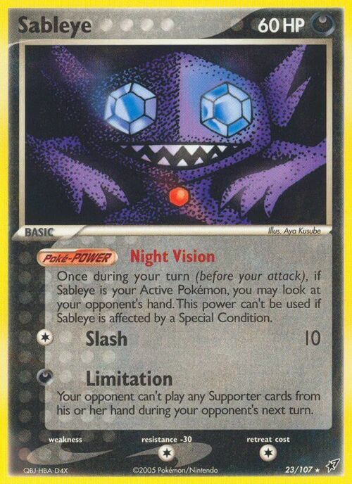 Sableye Card Front