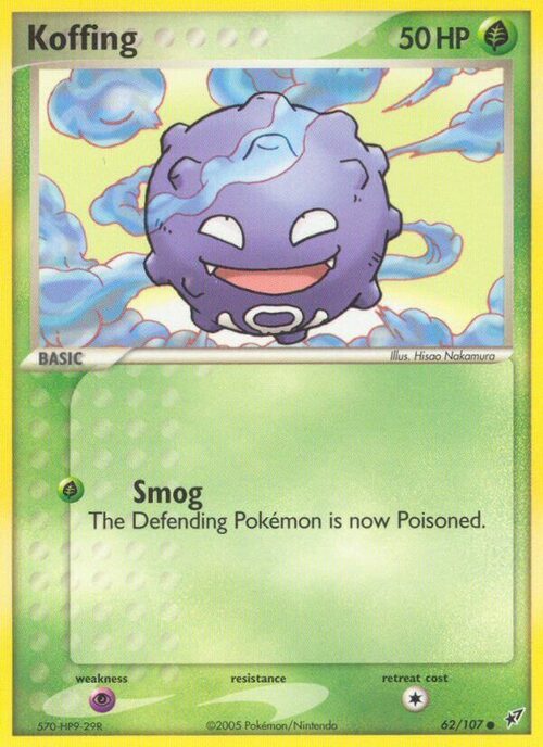 Koffing Card Front