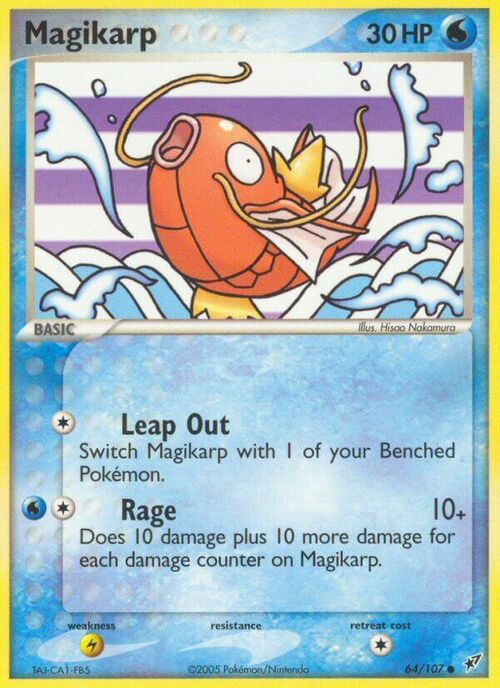 Magikarp Card Front