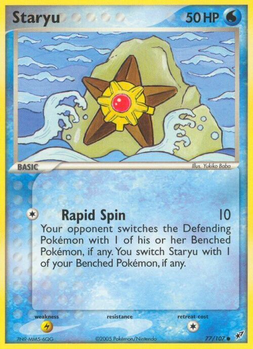 Staryu Card Front